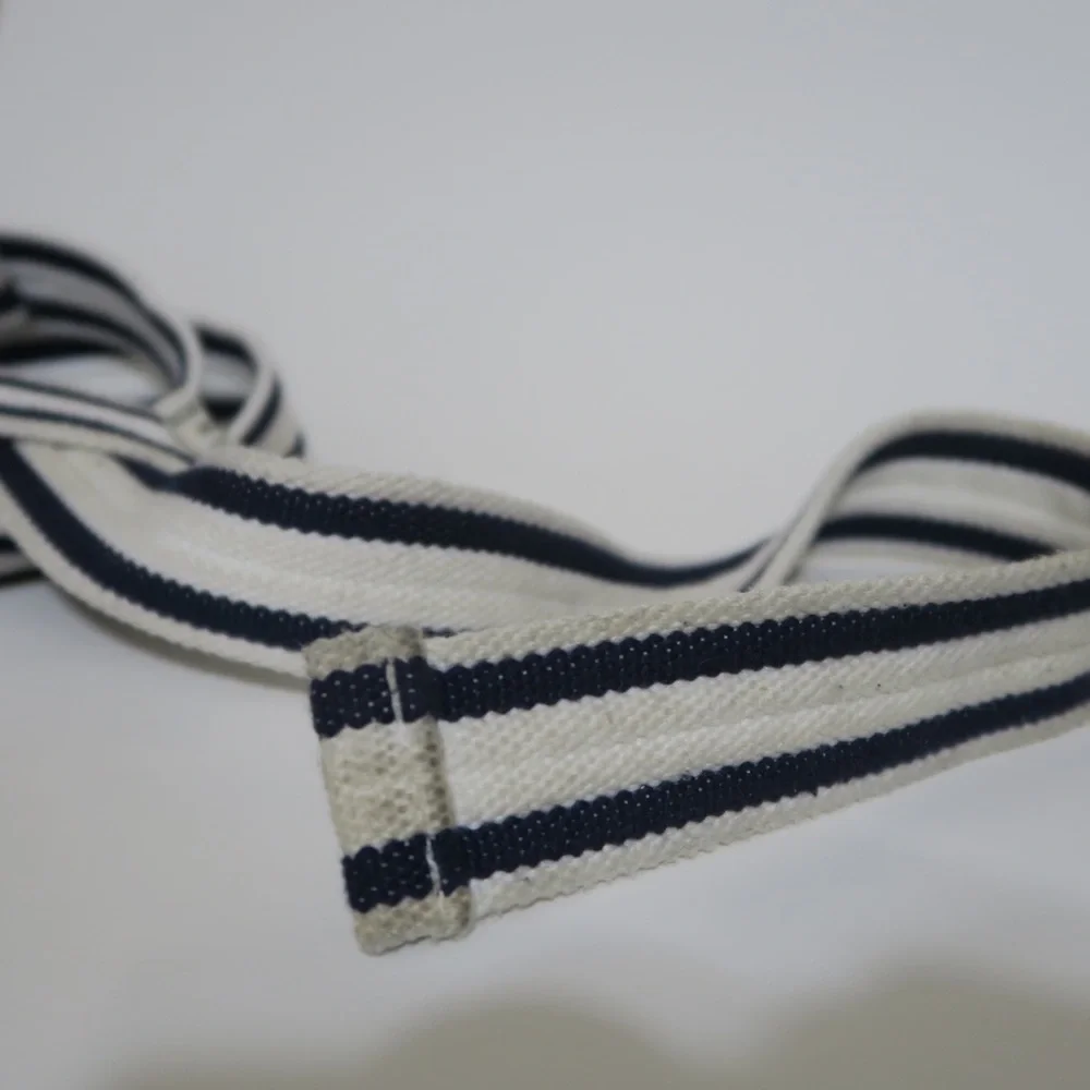 American Eagle Outfitters Blue Striped Belt Lot of Two‎ Nautical Size 30